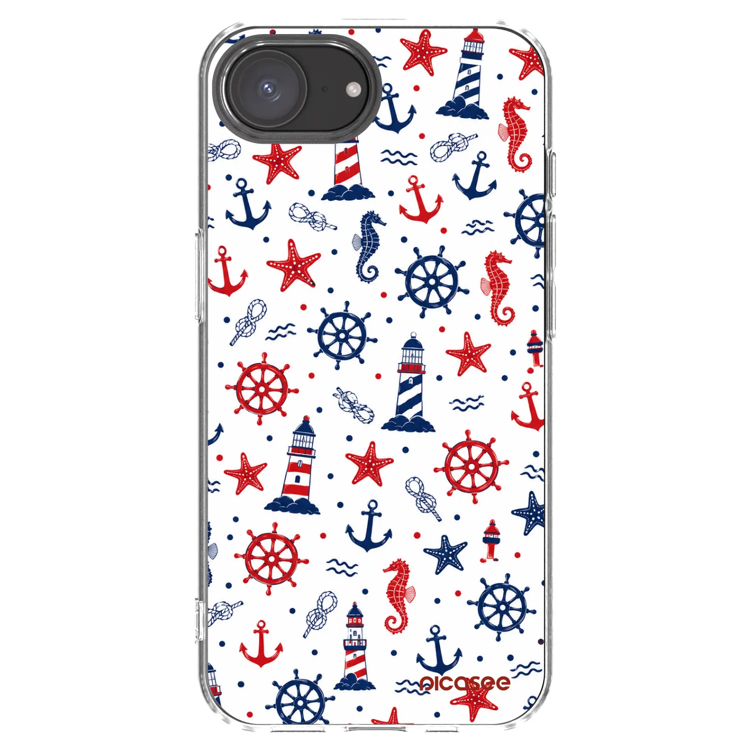 Picasee husă transparentă din silicon pentru Apple iPhone 17e - Sailor Vibes