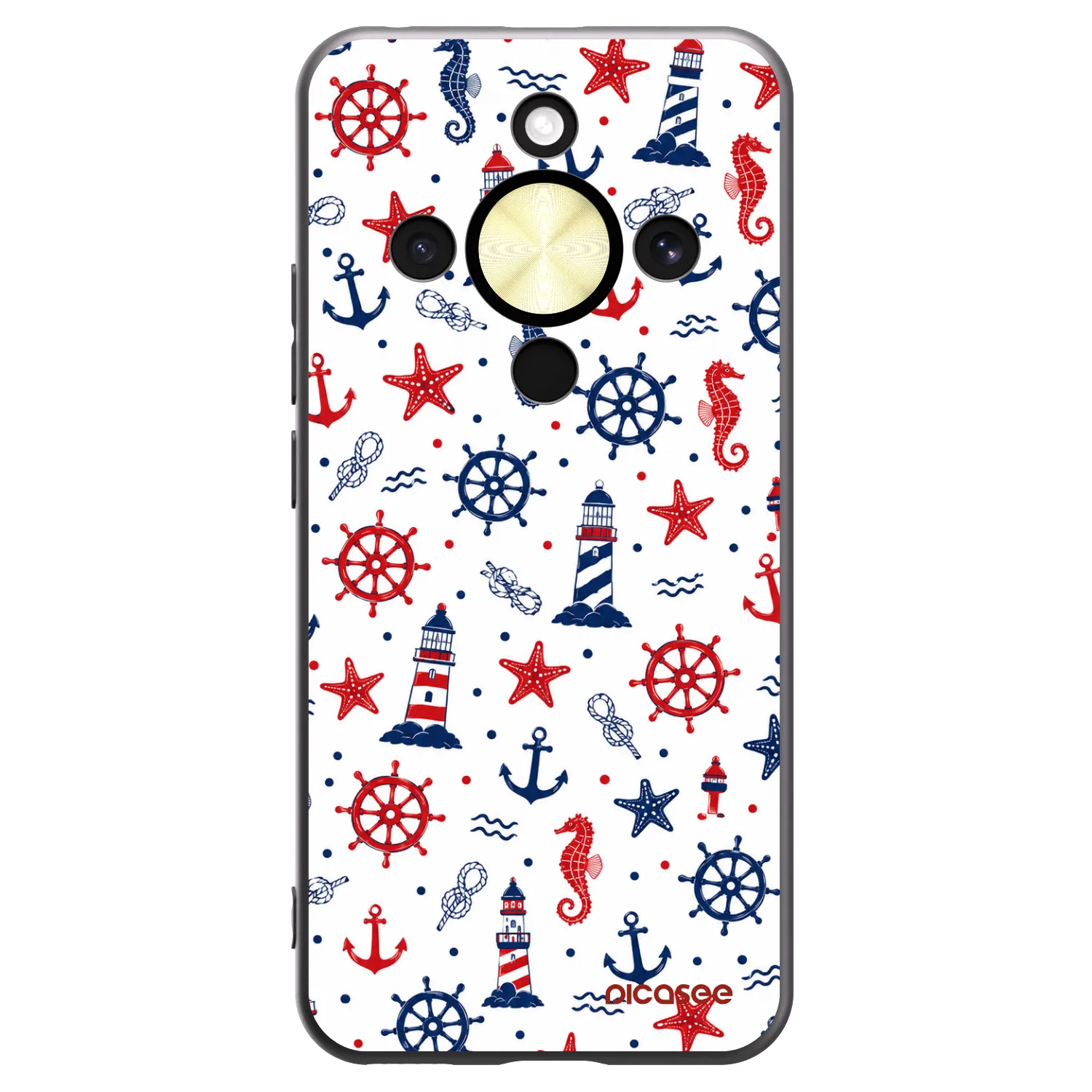 Picasee husă neagră din silicon pentru Honor Magic8 Lite 5G - Sailor Vibes