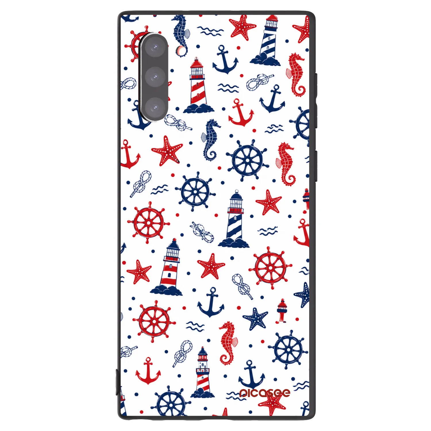 Picasee husă neagră din silicon pentru Samsung Galaxy Note 10 N970F - Sailor Vibes