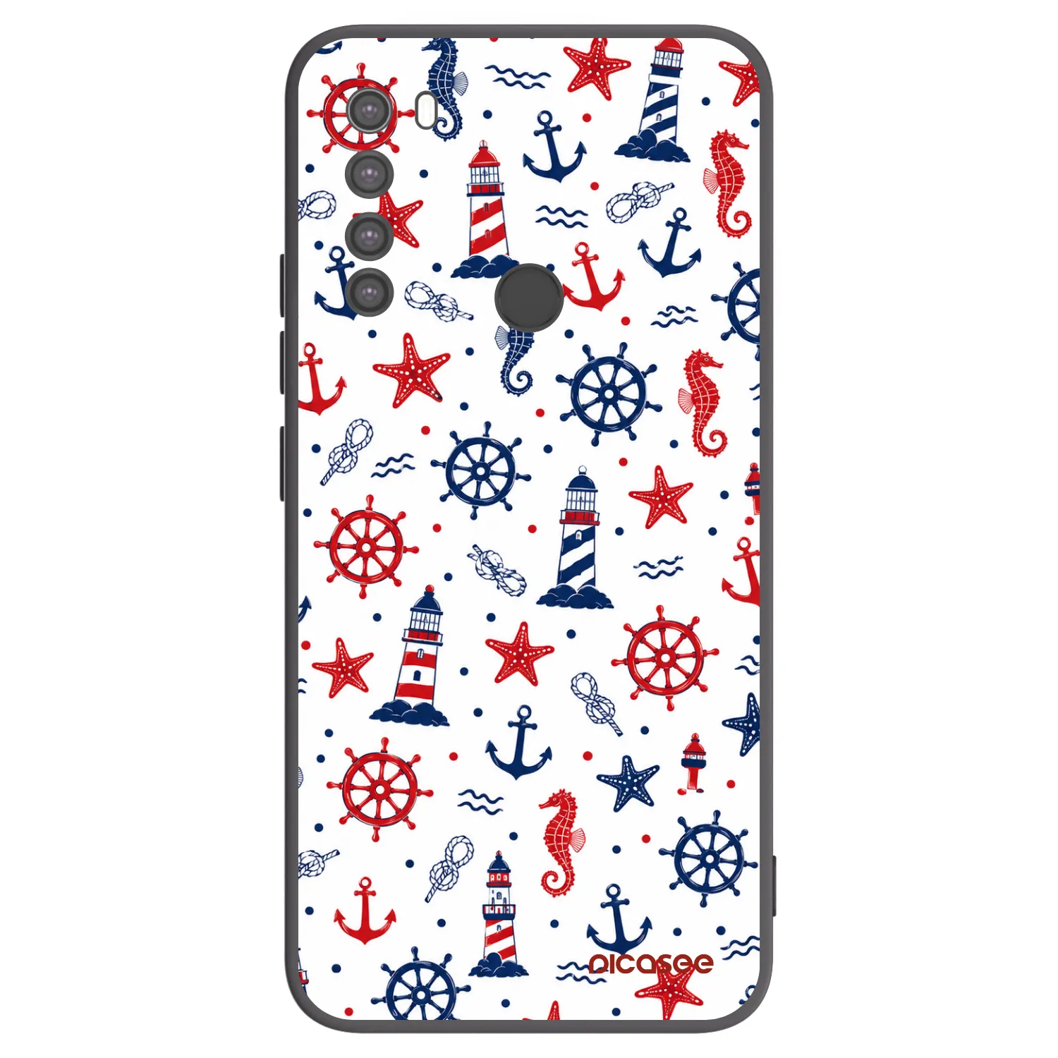 Picasee husă neagră din silicon pentru Xiaomi Redmi Note 8 - Sailor Vibes