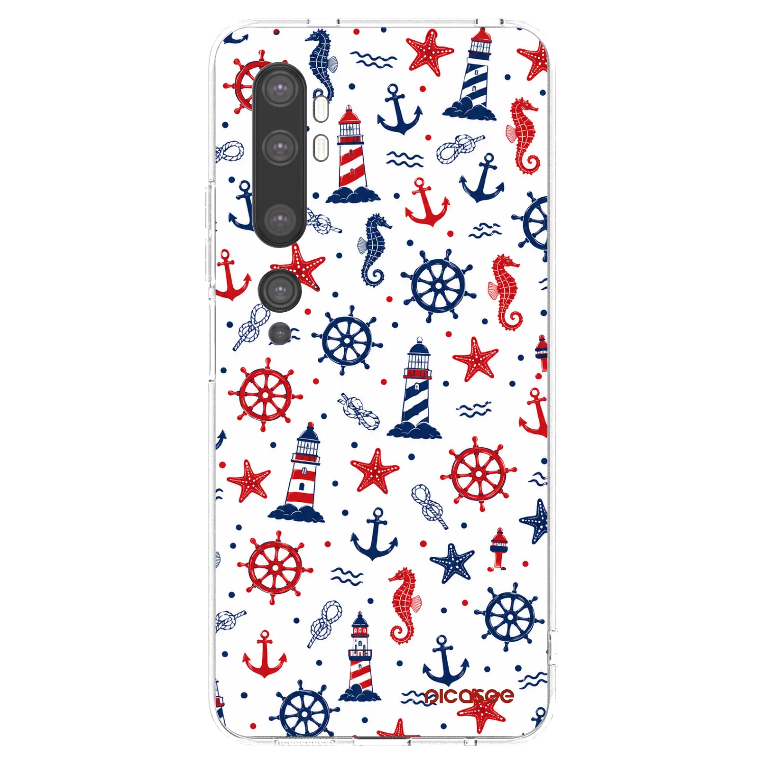 Picasee husă transparentă din silicon pentru Xiaomi Mi Note 10 (Pro) - Sailor Vibes