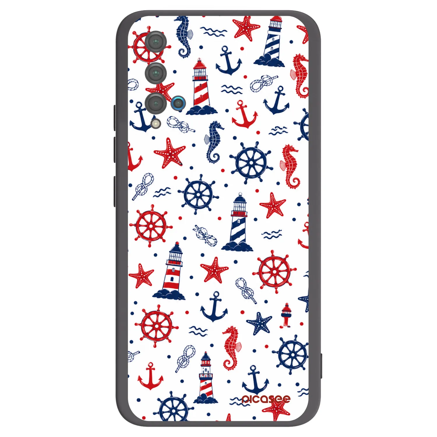 Picasee husă neagră din silicon pentru Huawei Nova 5T - Sailor Vibes