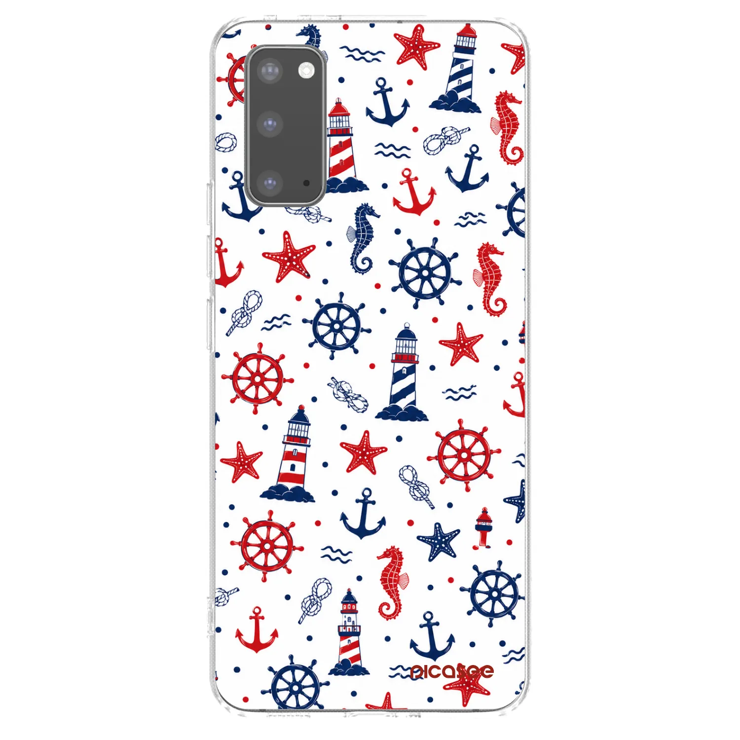 Picasee husă transparentă din silicon pentru Samsung Galaxy S20 G980F - Sailor Vibes