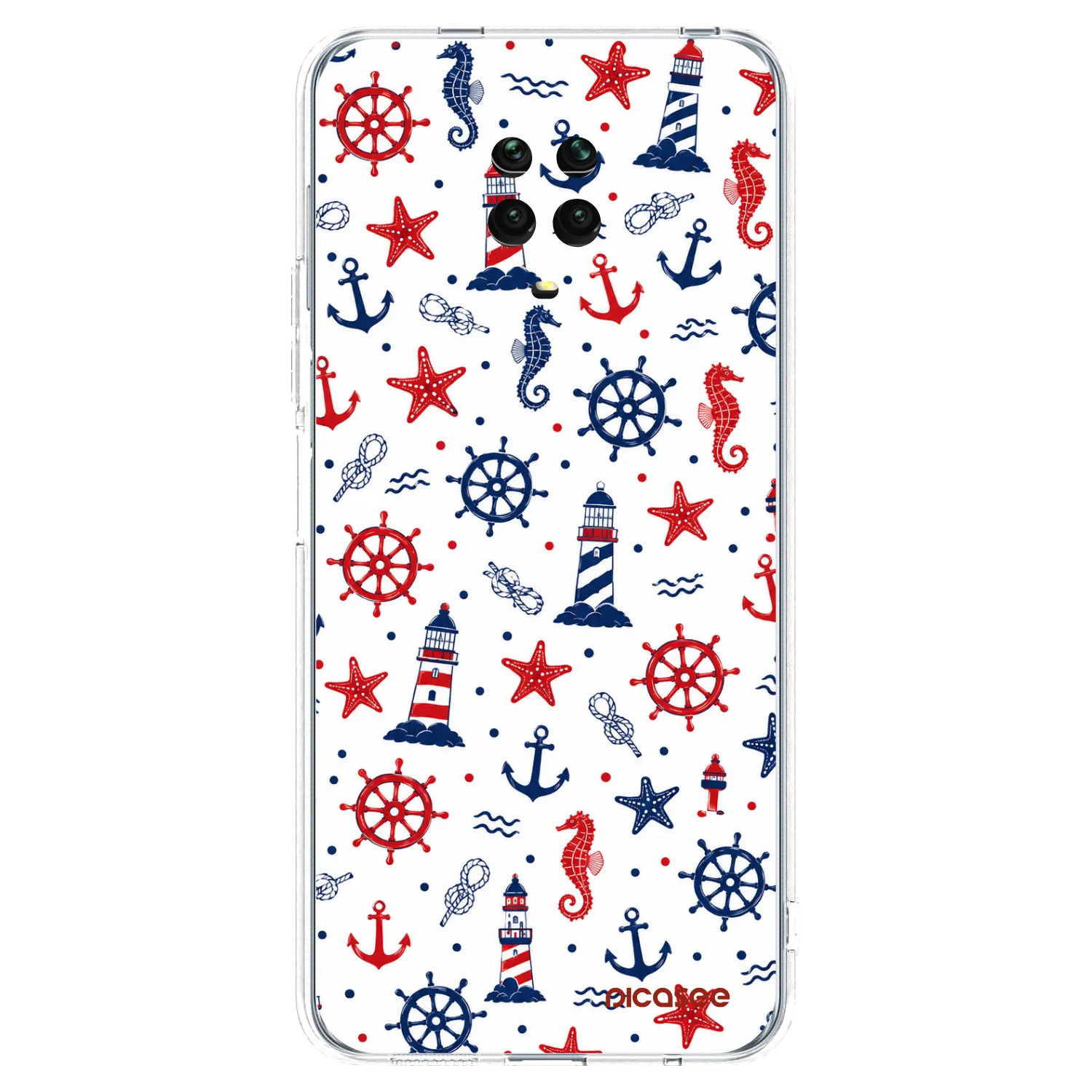 Picasee husă transparentă din silicon pentru Xiaomi Redmi Note 9 Pro - Sailor Vibes