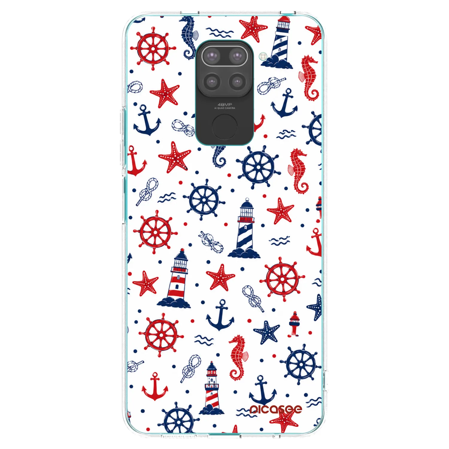Picasee husă neagră din silicon pentru Xiaomi Redmi Note 9 - Sailor Vibes