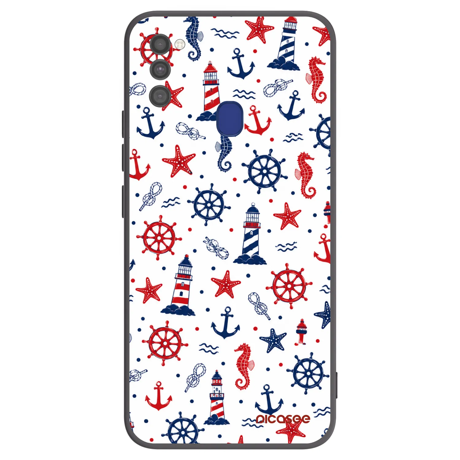 Picasee husă neagră din silicon pentru Samsung Galaxy M21 M215F - Sailor Vibes