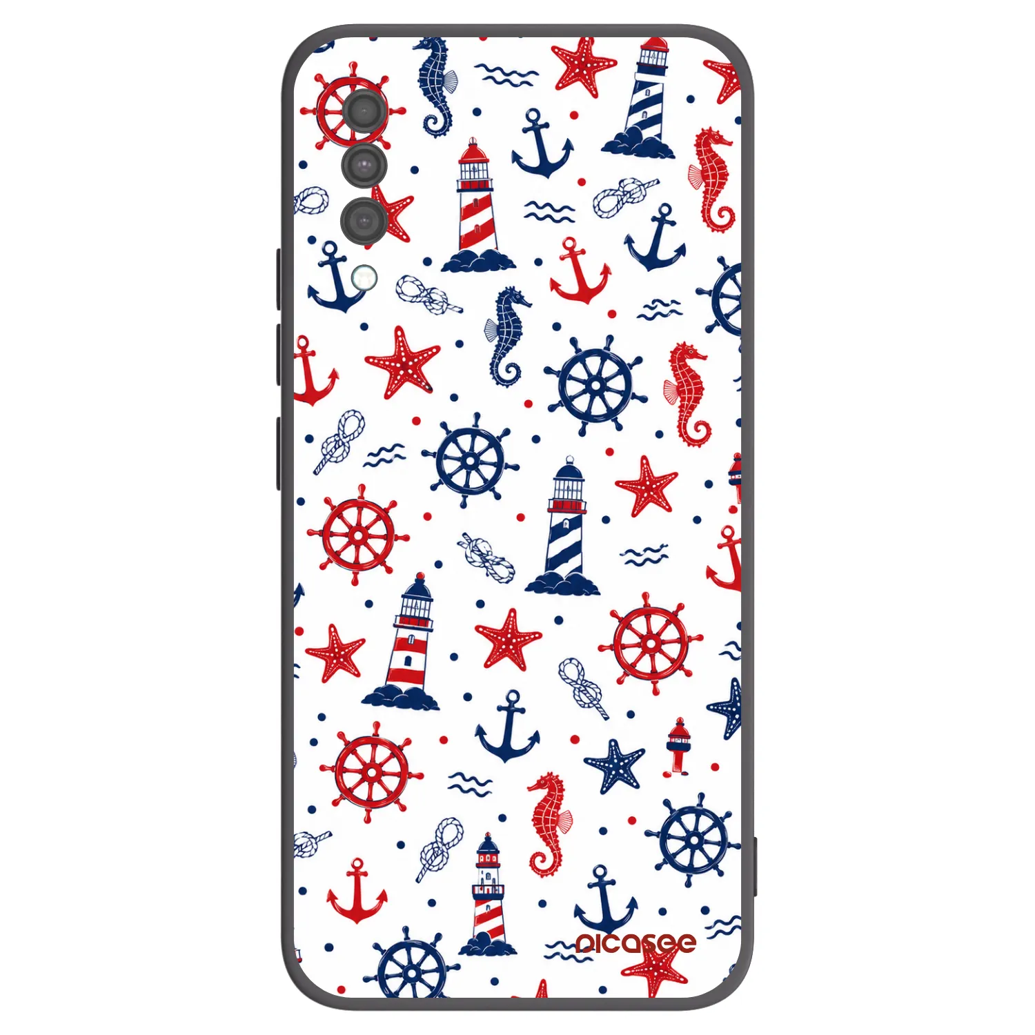 Picasee husă neagră din silicon pentru Samsung Galaxy A30s A307F - Sailor Vibes