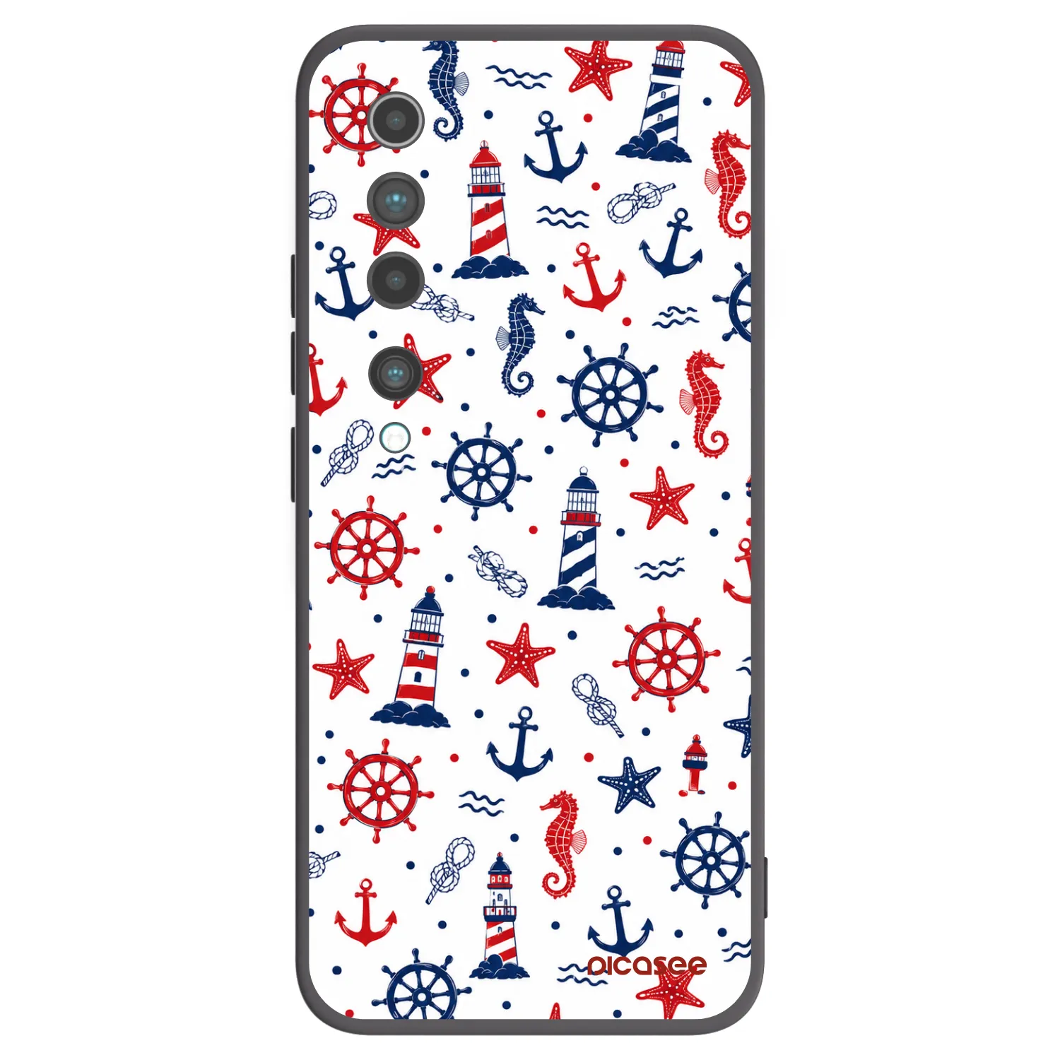 Picasee husă neagră din silicon pentru Xiaomi Mi 10 - Sailor Vibes