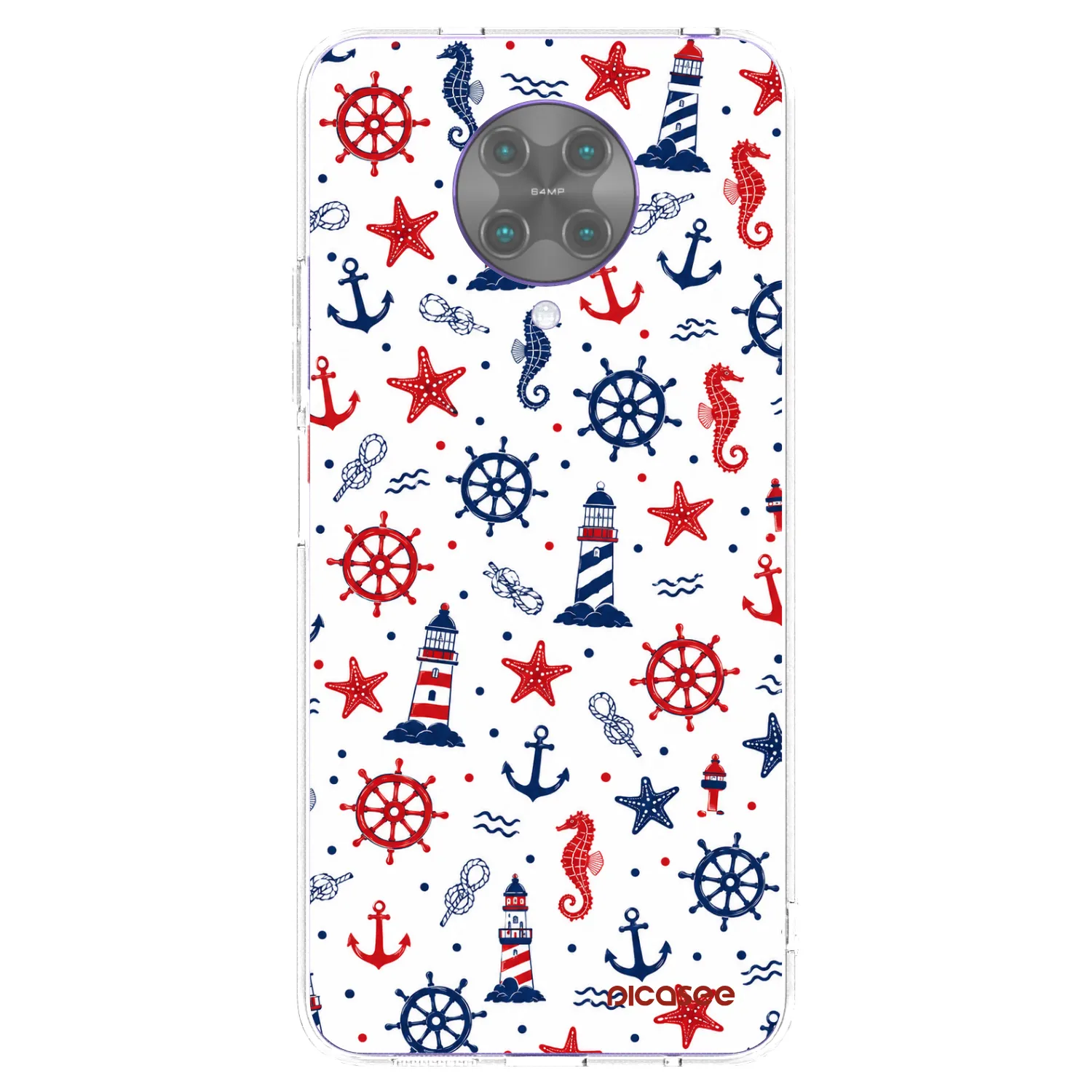 Picasee husă transparentă din silicon pentru Xiaomi Poco F2 Pro - Sailor Vibes