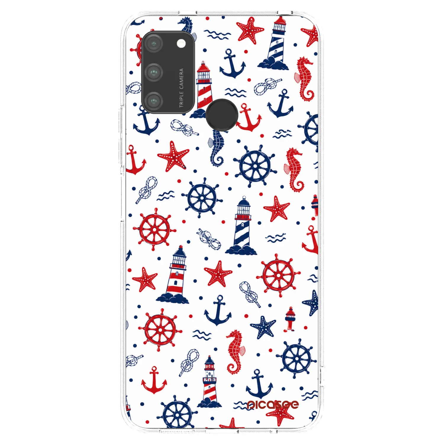 Picasee husă transparentă din silicon pentru Honor 9A - Sailor Vibes