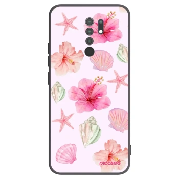 Picasee husă neagră din silicon pentru Xiaomi Redmi 9 - Blush Lagoon