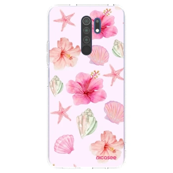 Picasee husă transparentă din silicon pentru Xiaomi Redmi 9 - Blush Lagoon