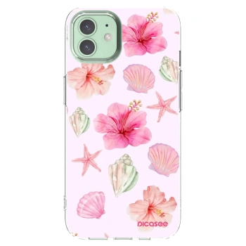 Picasee husă transparentă din silicon pentru Apple iPhone 12 Pro - Blush Lagoon