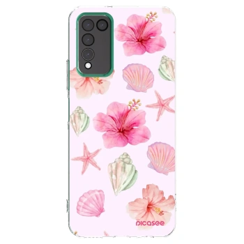 Picasee husă transparentă din silicon pentru Honor 10X Lite - Blush Lagoon