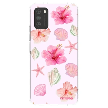 Picasee husă transparentă din silicon pentru Xiaomi Poco M3 - Blush Lagoon