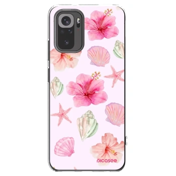 Picasee husă transparentă din silicon pentru Xiaomi Redmi Note 10 - Blush Lagoon