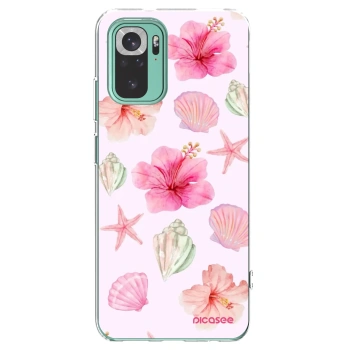 Picasee husă transparentă din silicon pentru Xiaomi Redmi Note 10 Pro - Blush Lagoon