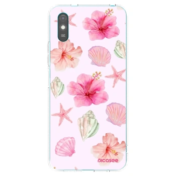 Picasee husă transparentă din silicon pentru Xiaomi Redmi 9AT - Blush Lagoon