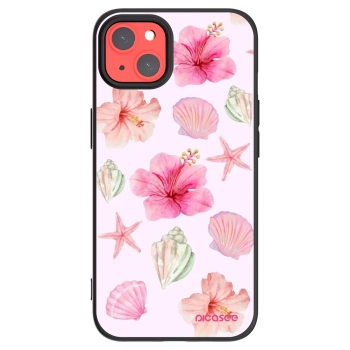 Picasee husă neagră din silicon pentru Apple iPhone 13 - Blush Lagoon