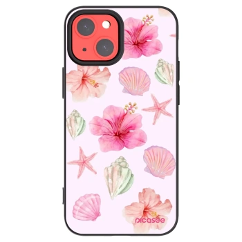 Picasee husă neagră din silicon pentru Apple iPhone 13 mini - Blush Lagoon