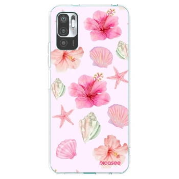 Picasee husă transparentă din silicon pentru Xiaomi Redmi Note 10 5G - Blush Lagoon