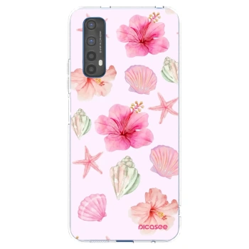 Picasee husă transparentă din silicon pentru Realme 7 - Blush Lagoon
