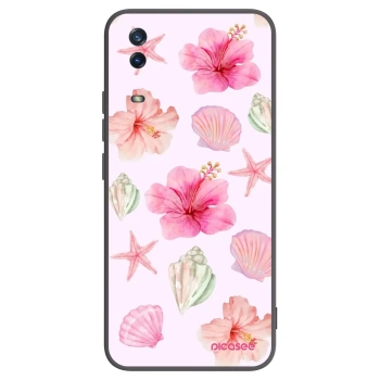Picasee husă neagră din silicon pentru Vivo Y11s - Blush Lagoon