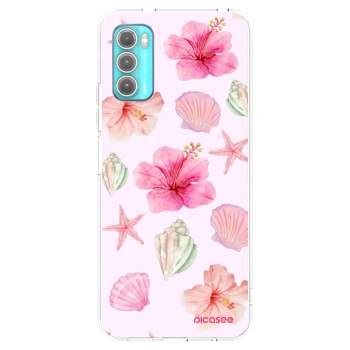 Picasee husă transparentă din silicon pentru Motorola Moto G60 - Blush Lagoon