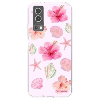 Picasee husă transparentă din silicon pentru Vivo Y72 5G - Blush Lagoon