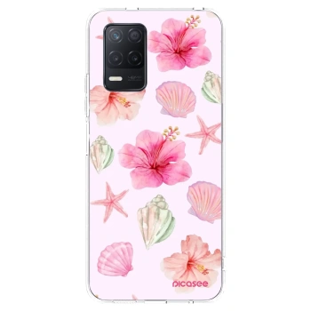 Picasee husă transparentă din silicon pentru Realme 8 5G - Blush Lagoon