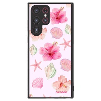 Picasee ULTIMATE CASE pentru Samsung Galaxy S22 Ultra 5G - Blush Lagoon