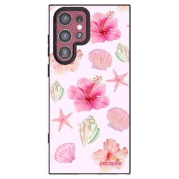 Picasee husă neagră din silicon pentru Samsung Galaxy S22 Ultra 5G - Blush Lagoon