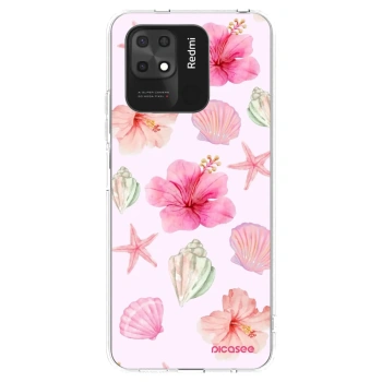 Picasee husă transparentă din silicon pentru Xiaomi Redmi 10C - Blush Lagoon