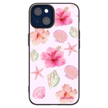 Picasee husă neagră din silicon pentru Apple iPhone 14 - Blush Lagoon