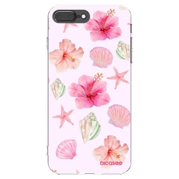 Picasee husă transparentă din silicon pentru Apple iPhone 8 Plus - Blush Lagoon