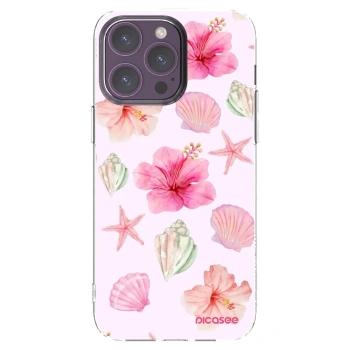 Picasee husă transparentă din silicon pentru Apple iPhone 14 Pro Max - Blush Lagoon