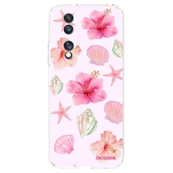 Picasee husă transparentă din silicon pentru Honor 70 - Blush Lagoon