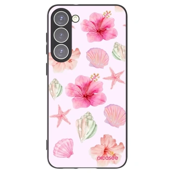 Picasee husă neagră din silicon pentru Samsung Galaxy S23+ 5G - Blush Lagoon
