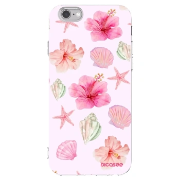 Picasee husă transparentă din silicon pentru Apple iPhone 6/6S - Blush Lagoon