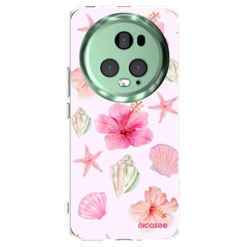 Picasee husă transparentă din silicon pentru Honor Magic5 Pro - Blush Lagoon