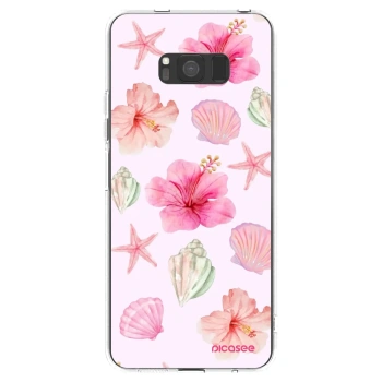 Picasee husă transparentă din silicon pentru Samsung Galaxy S8 G950F - Blush Lagoon