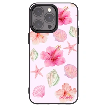 Picasee husă neagră din silicon pentru Apple iPhone 15 Pro Max - Blush Lagoon
