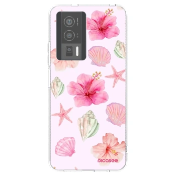 Picasee husă transparentă din silicon pentru Xiaomi Poco F5 Pro 5G - Blush Lagoon