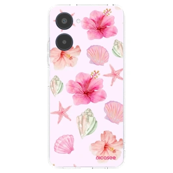 Picasee husă transparentă din silicon pentru Realme 10 4G - Blush Lagoon
