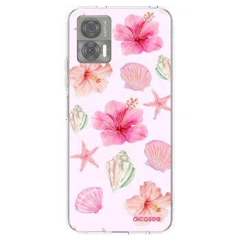 Picasee husă transparentă din silicon pentru Motorola Edge 30 Neo - Blush Lagoon