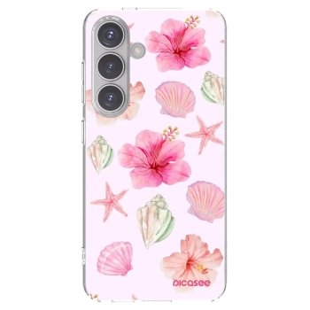 Picasee husă transparentă din silicon pentru Samsung Galaxy S24 S921B 5G - Blush Lagoon