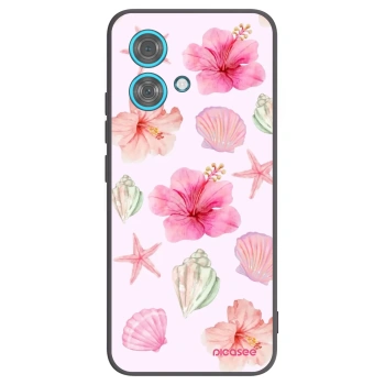 Picasee husă neagră din silicon pentru Motorola Edge 40 Neo - Blush Lagoon