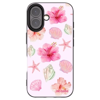 Picasee husă neagră din silicon pentru Apple iPhone 16 - Blush Lagoon
