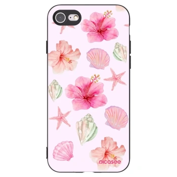 Picasee husă neagră din silicon pentru Apple iPhone 8 - Blush Lagoon