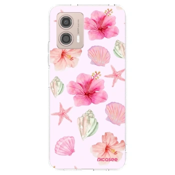 Picasee husă transparentă din silicon pentru Motorola Moto G53 5G - Blush Lagoon